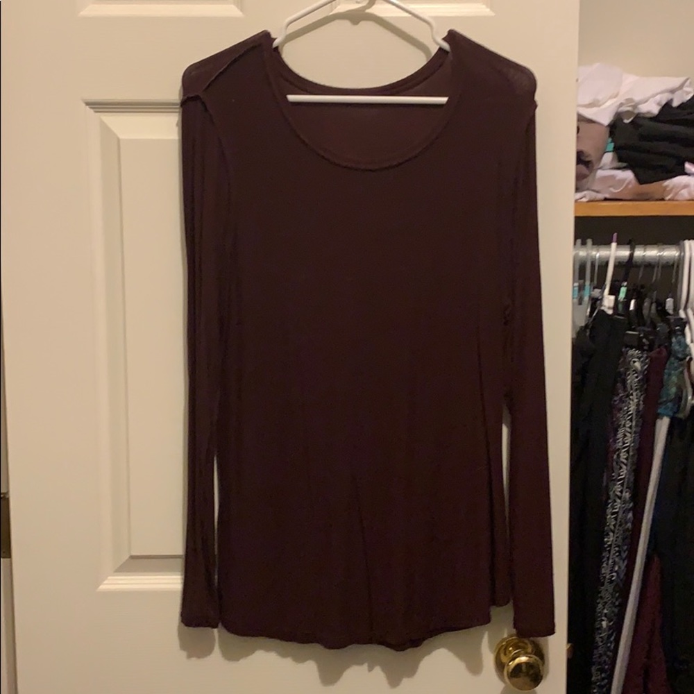Maroon long sleeve